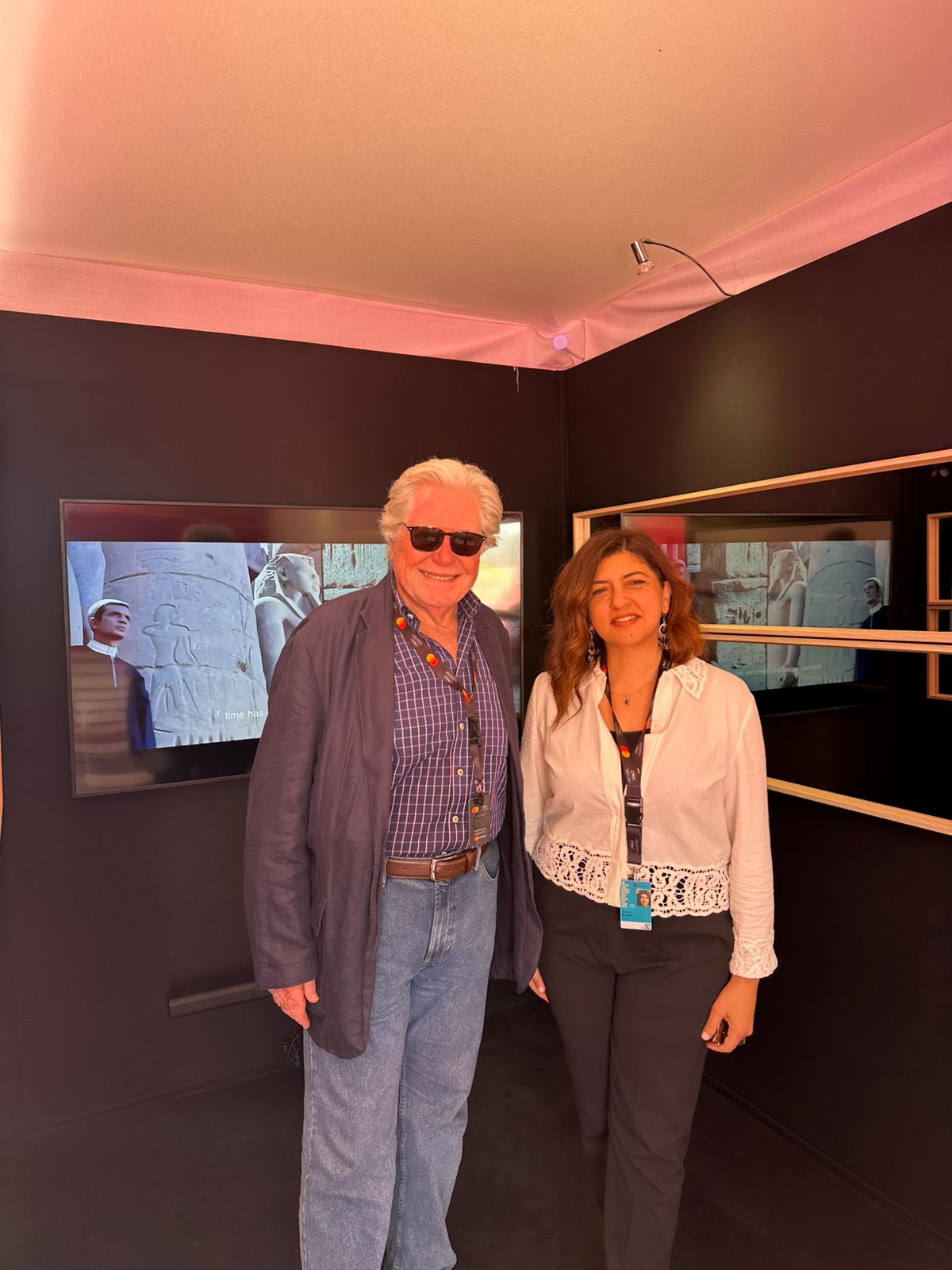 شيرين فرغل وحسين فهمي