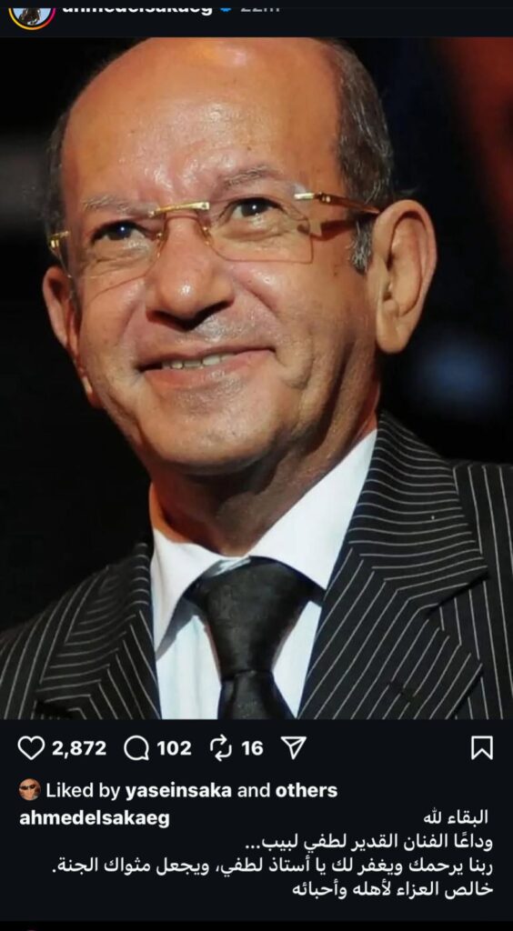 الفنان أحمد السقا