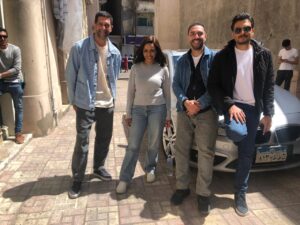 ناصر عبد الحميد في كواليس مسلسل فات الميعاد