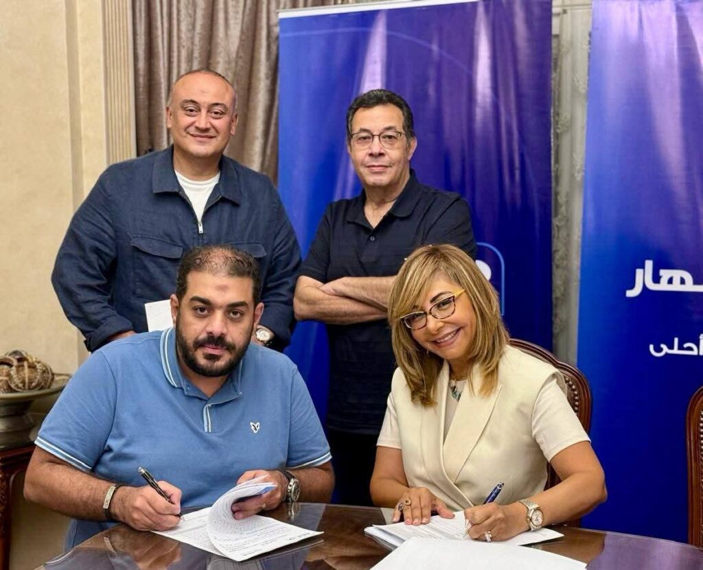 علاء الكحكي ولميس الحديدي