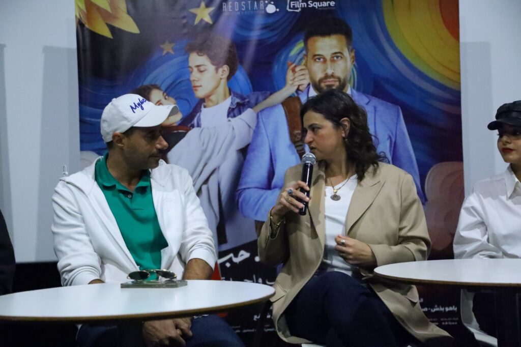 الناقدة علا الشافعي وأحمد السعدني