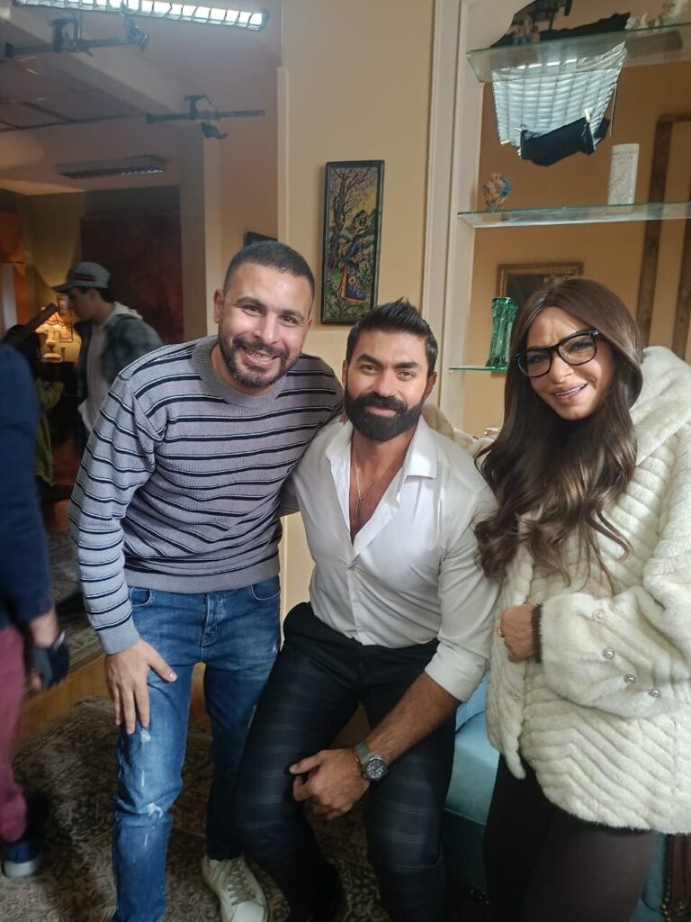 الفنانة سلوى خطاب وخالد سليم ويحيي حمزة