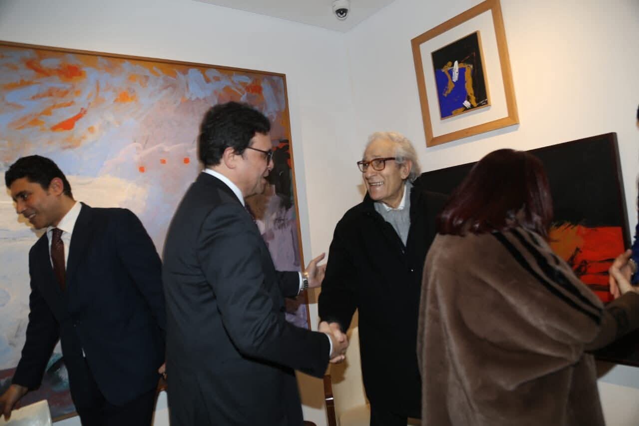 أحمد هنو وفاروق حسني