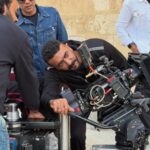 أحمد العوضي في كواليس تصوير علي كلاي