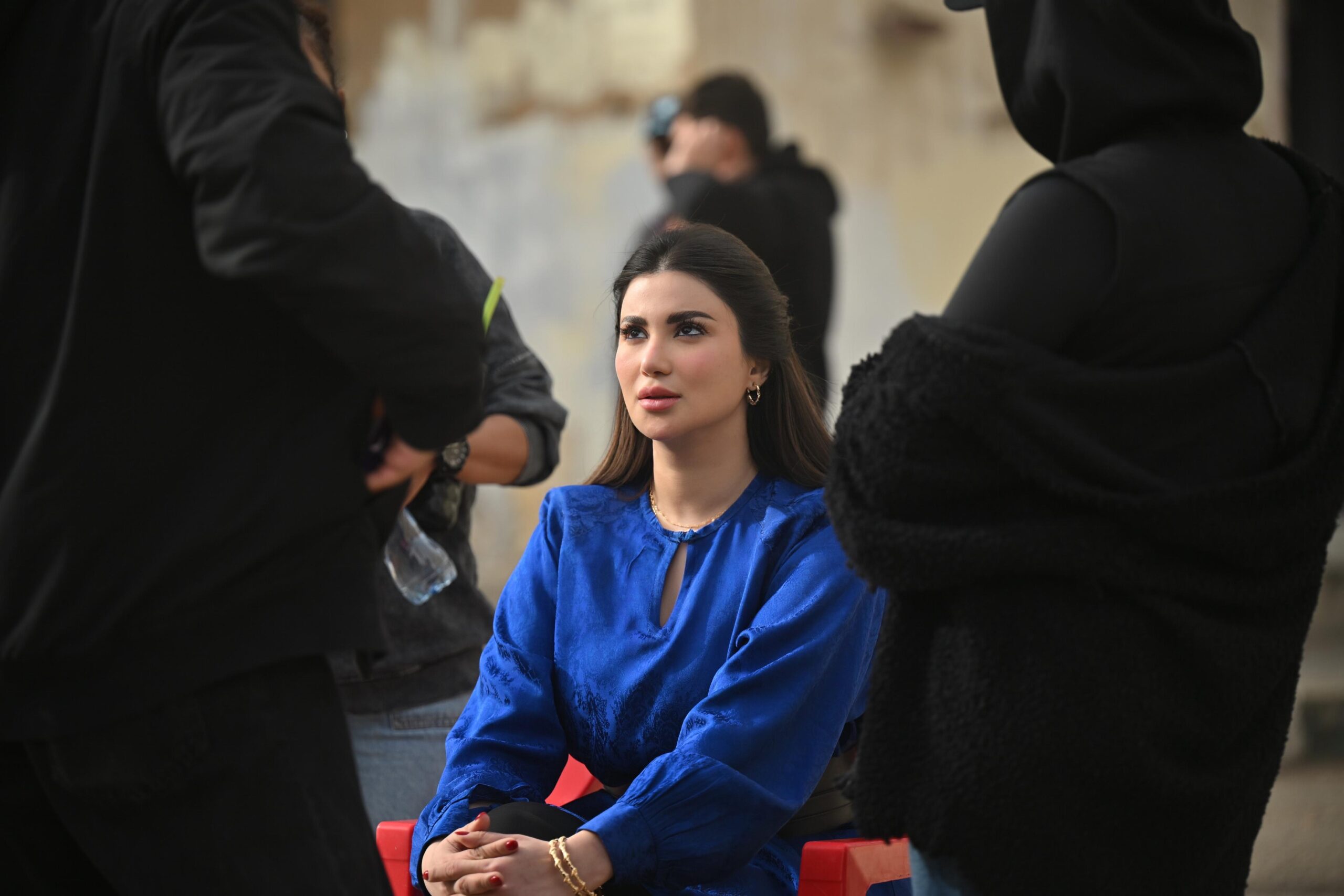 نؤة وهي بتتحول .. هدى الاتربي تنشر فيديو جديد من كواليس “مناعة”