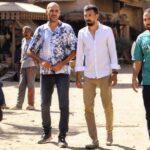 احمد فايز ومحمد دياب في كواليس فيلم اسد
