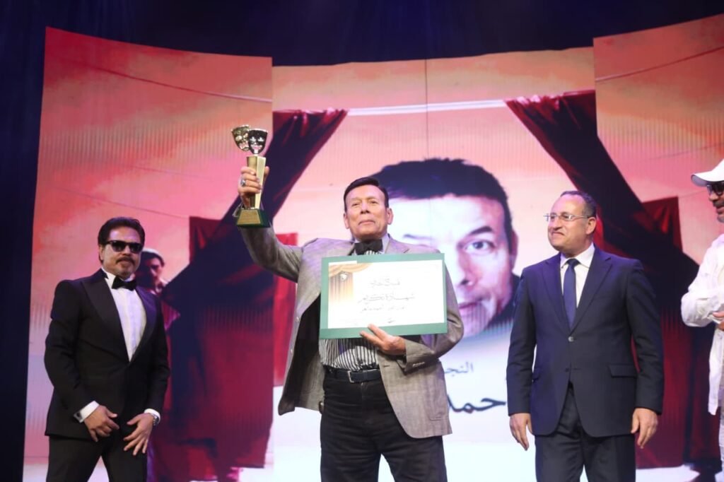 تكريم احمد ماهر في  افتتاح المهرجان القومي للمسرح المصري